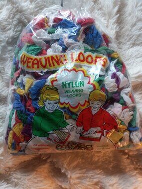 Nylon  pot holder weaving loops